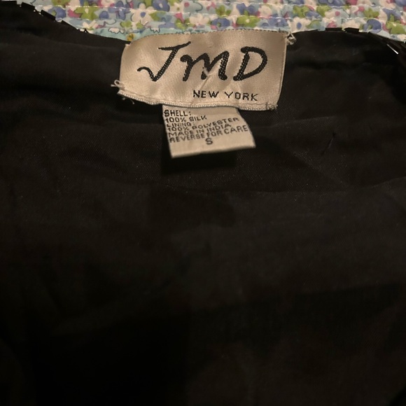 Vintage JMD NY 100% Silk Dress Jacket/Cover Up - Picture 3 of 6